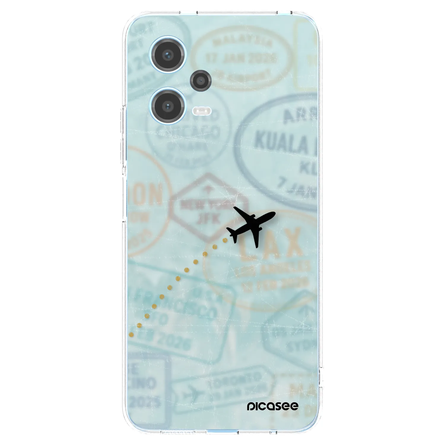 Picasee átlátszó szilikon tok az alábbi mobiltelefonokra Xiaomi Redmi Note 12 5G - FLIGHT PATH