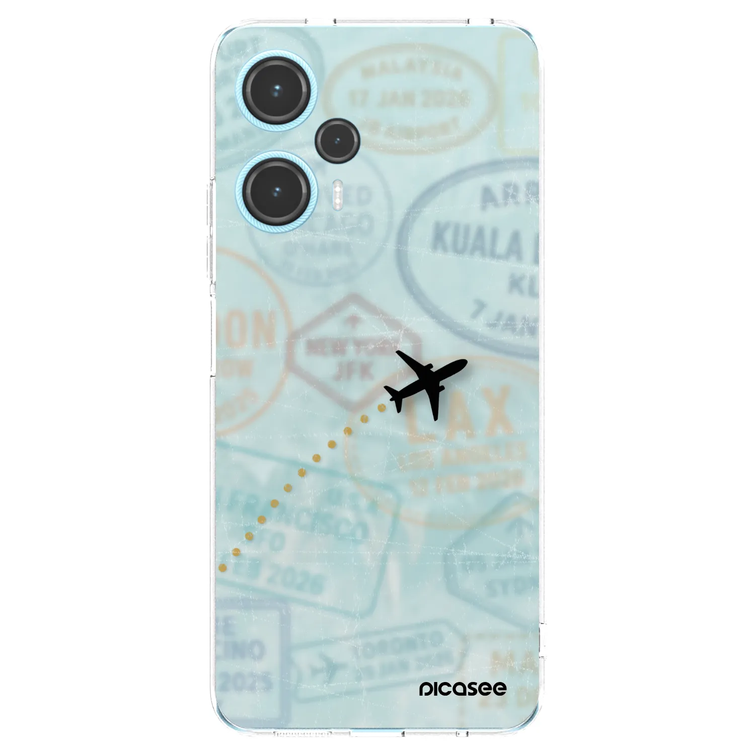 Picasee átlátszó szilikon tok az alábbi mobiltelefonokra Xiaomi Poco F5 - FLIGHT PATH