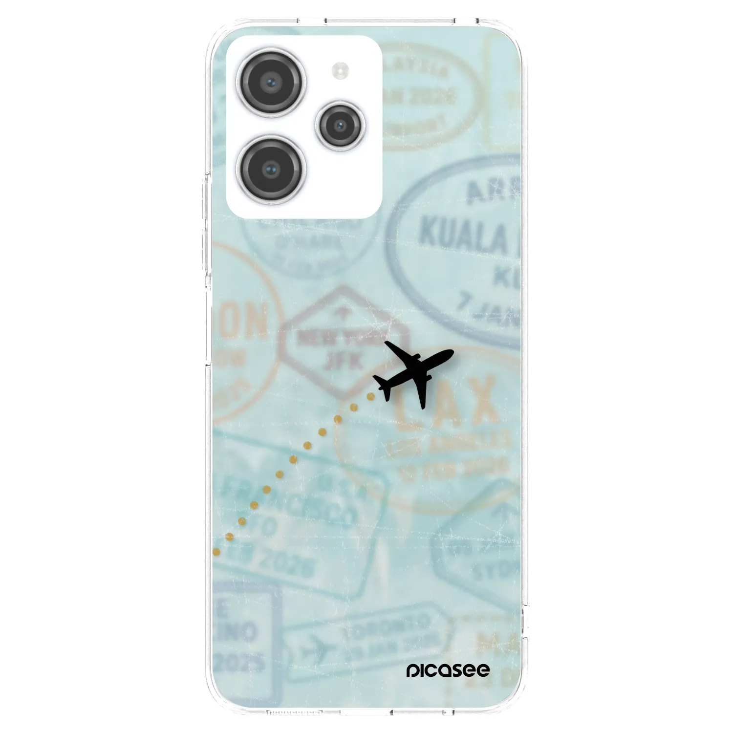 Picasee átlátszó szilikon tok az alábbi mobiltelefonokra Xiaomi Redmi 12 4G - FLIGHT PATH