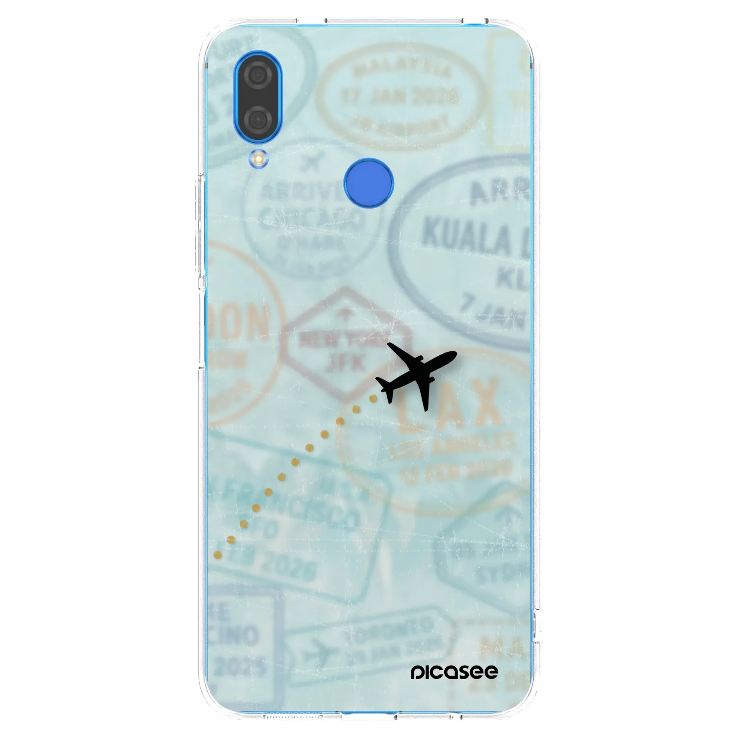 Picasee átlátszó szilikon tok az alábbi mobiltelefonokra Huawei Nova 3i - FLIGHT PATH