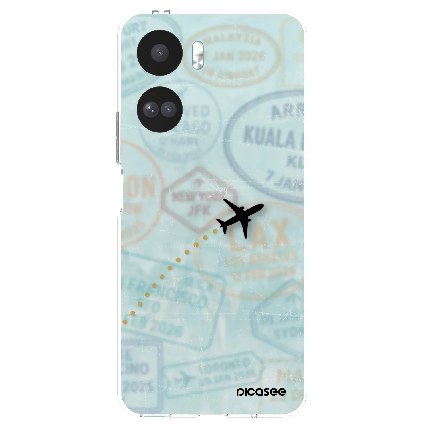 Picasee átlátszó szilikon tok az alábbi mobiltelefonokra Honor 90 Lite 5G - FLIGHT PATH