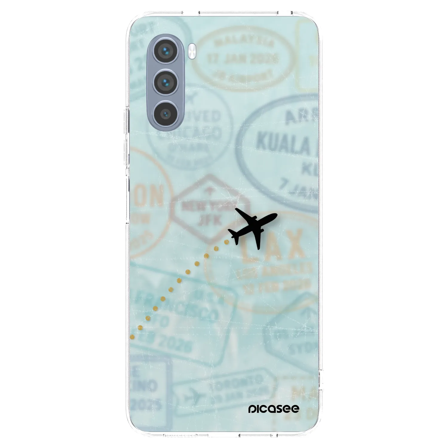 Picasee átlátszó szilikon tok az alábbi mobiltelefonokra Motorola Moto G62 - FLIGHT PATH