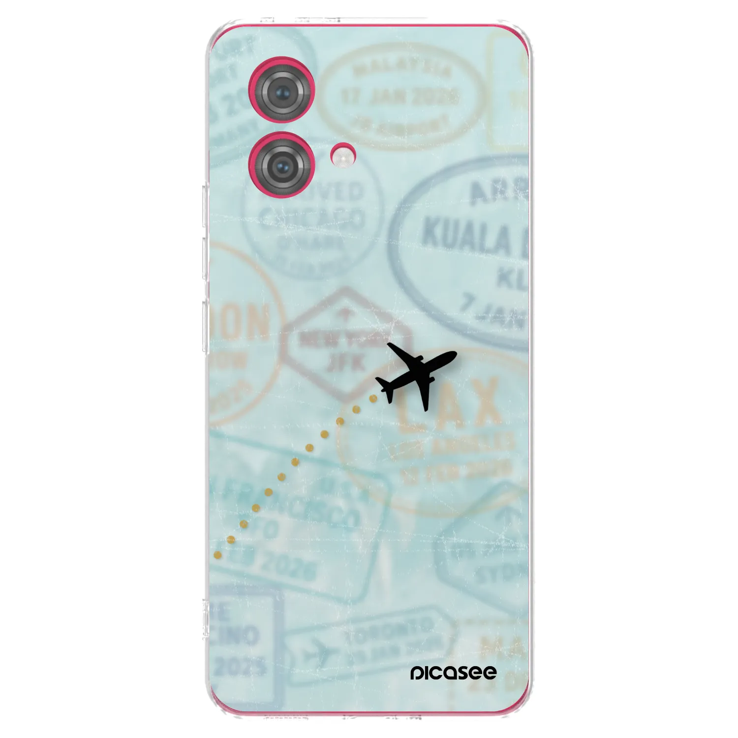 Picasee átlátszó szilikon tok az alábbi mobiltelefonokra Motorola Moto G84 5G - FLIGHT PATH