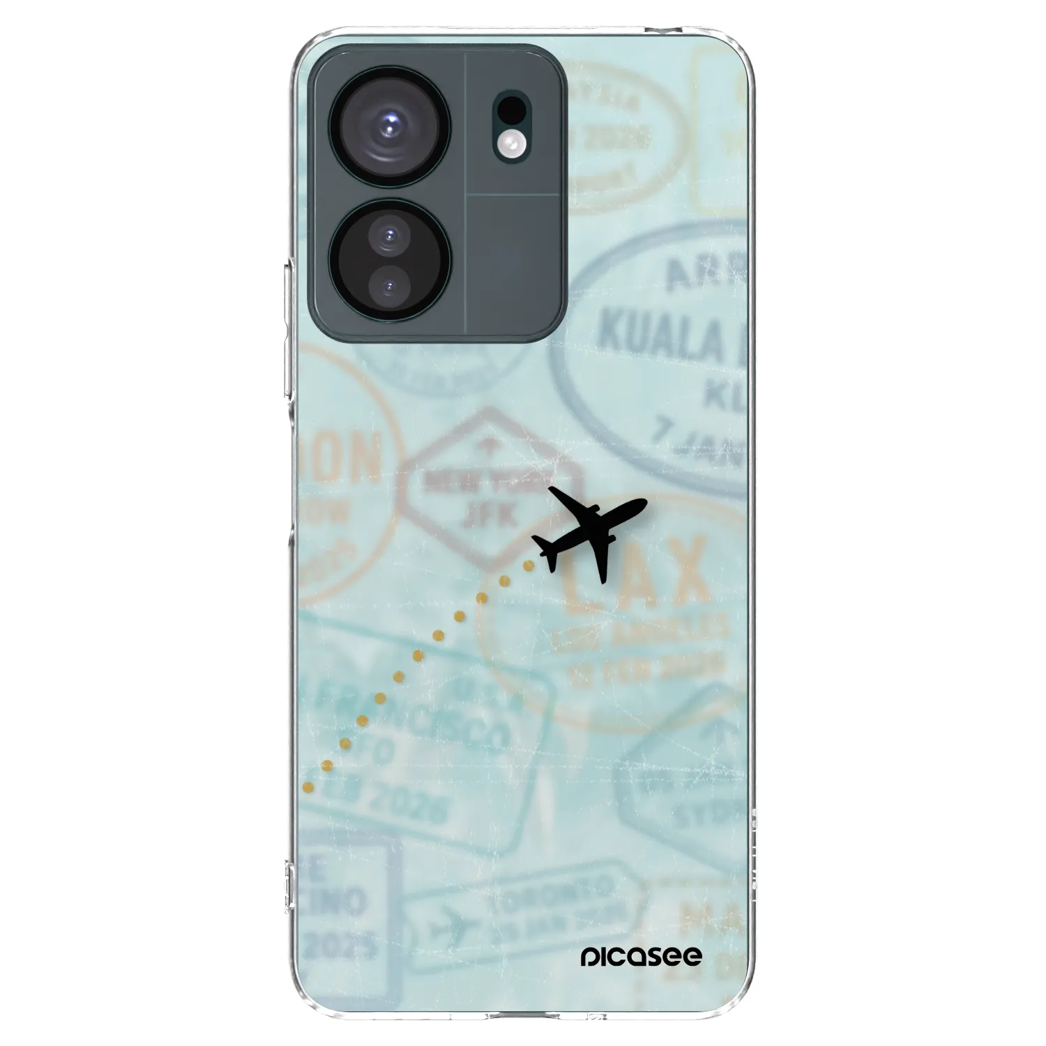 Picasee átlátszó szilikon tok az alábbi mobiltelefonokra Xiaomi Redmi 13C 4G - FLIGHT PATH