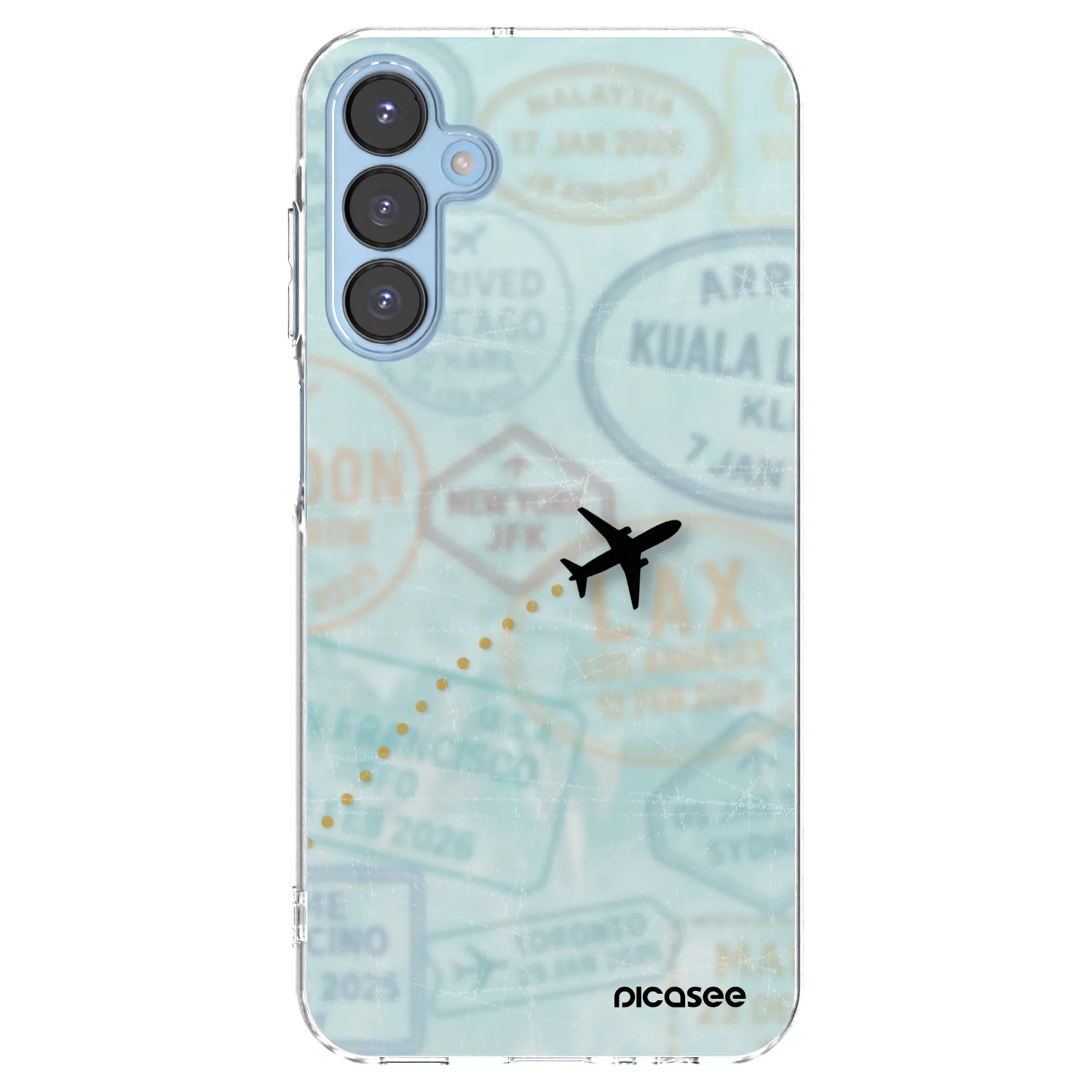 Picasee átlátszó szilikon tok az alábbi mobiltelefonokra Samsung Galaxy A15 A156B 5G - FLIGHT PATH
