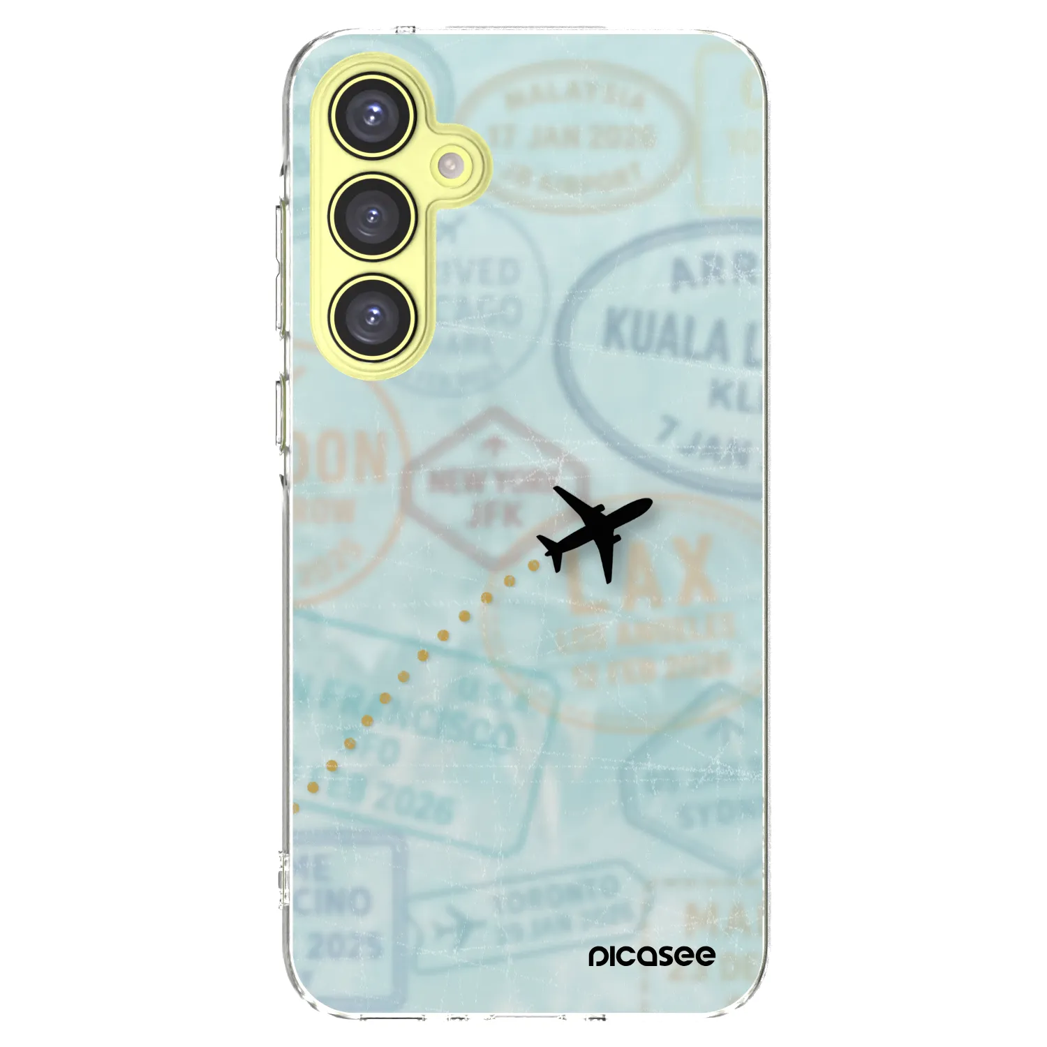Picasee átlátszó szilikon tok az alábbi mobiltelefonokra Samsung Galaxy A35 5G A356B - FLIGHT PATH