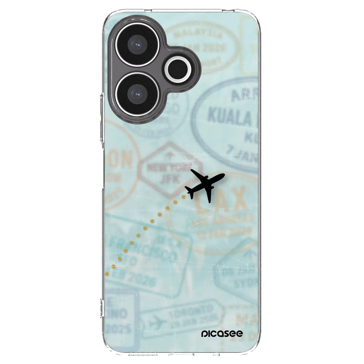 Picasee átlátszó szilikon tok az alábbi mobiltelefonokra Xiaomi Redmi 13 4G - FLIGHT PATH