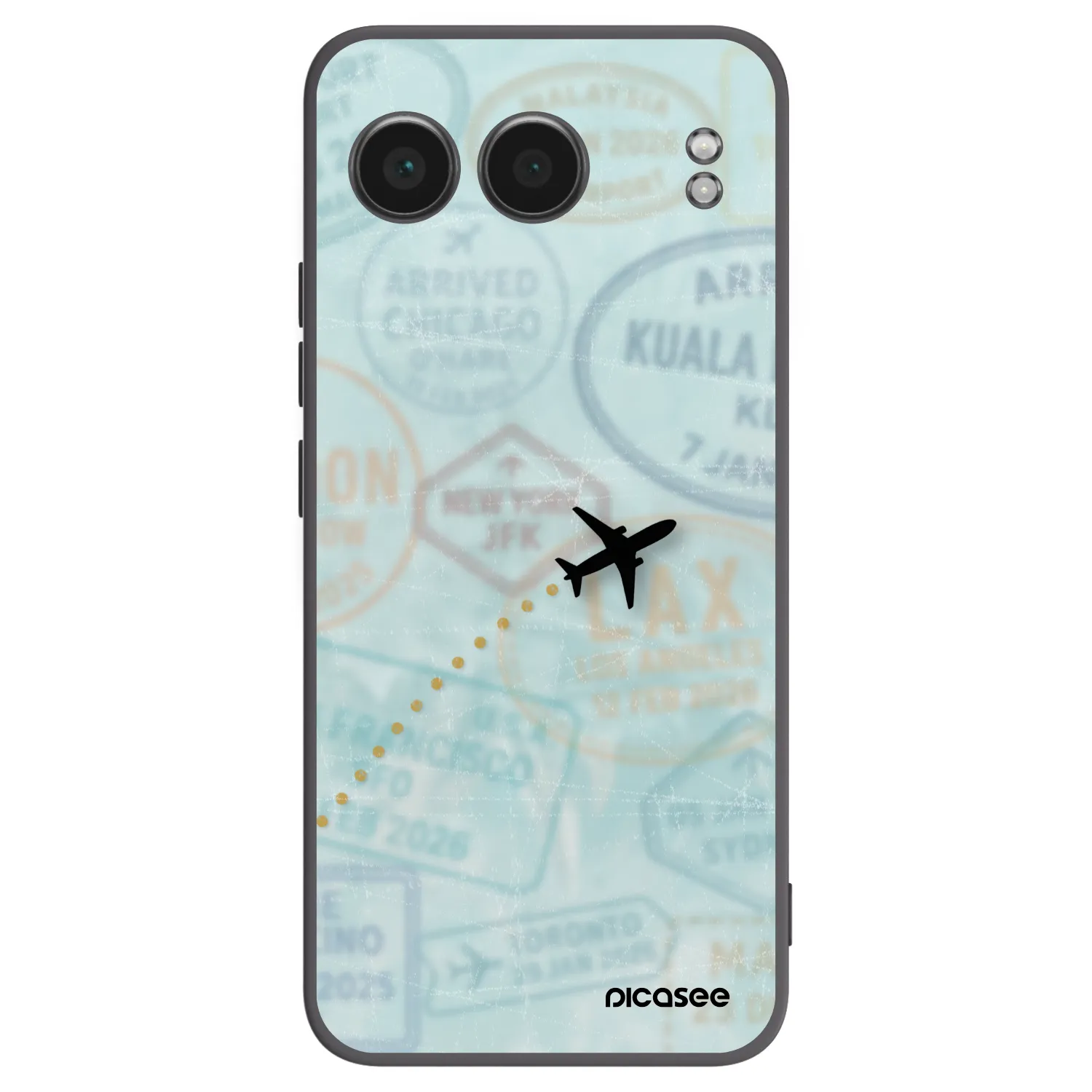 Picasee fekete szilikon tok az alábbi mobiltelefonokra OnePlus Nord 4 - FLIGHT PATH