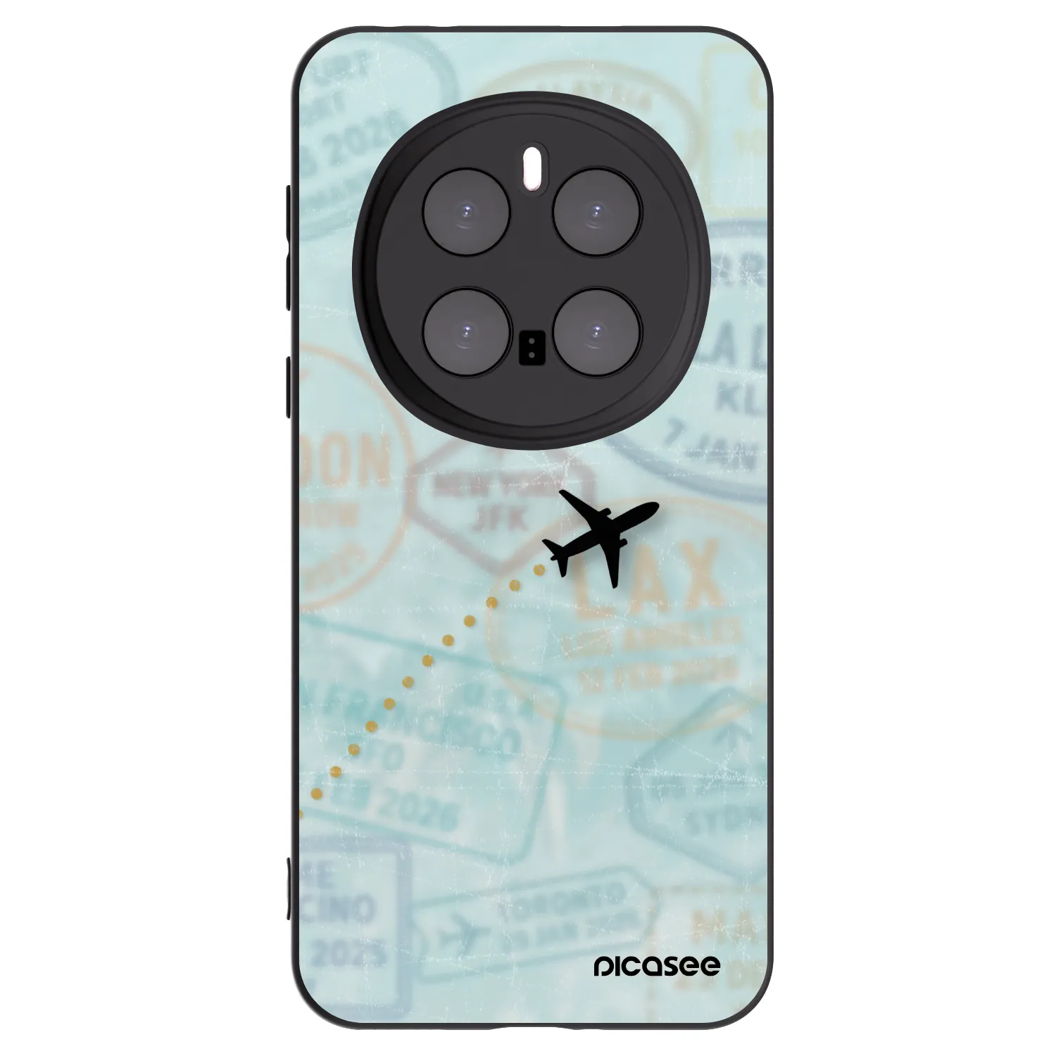 Picasee fekete szilikon tok az alábbi mobiltelefonokra Honor Magic7 Pro 5G - FLIGHT PATH
