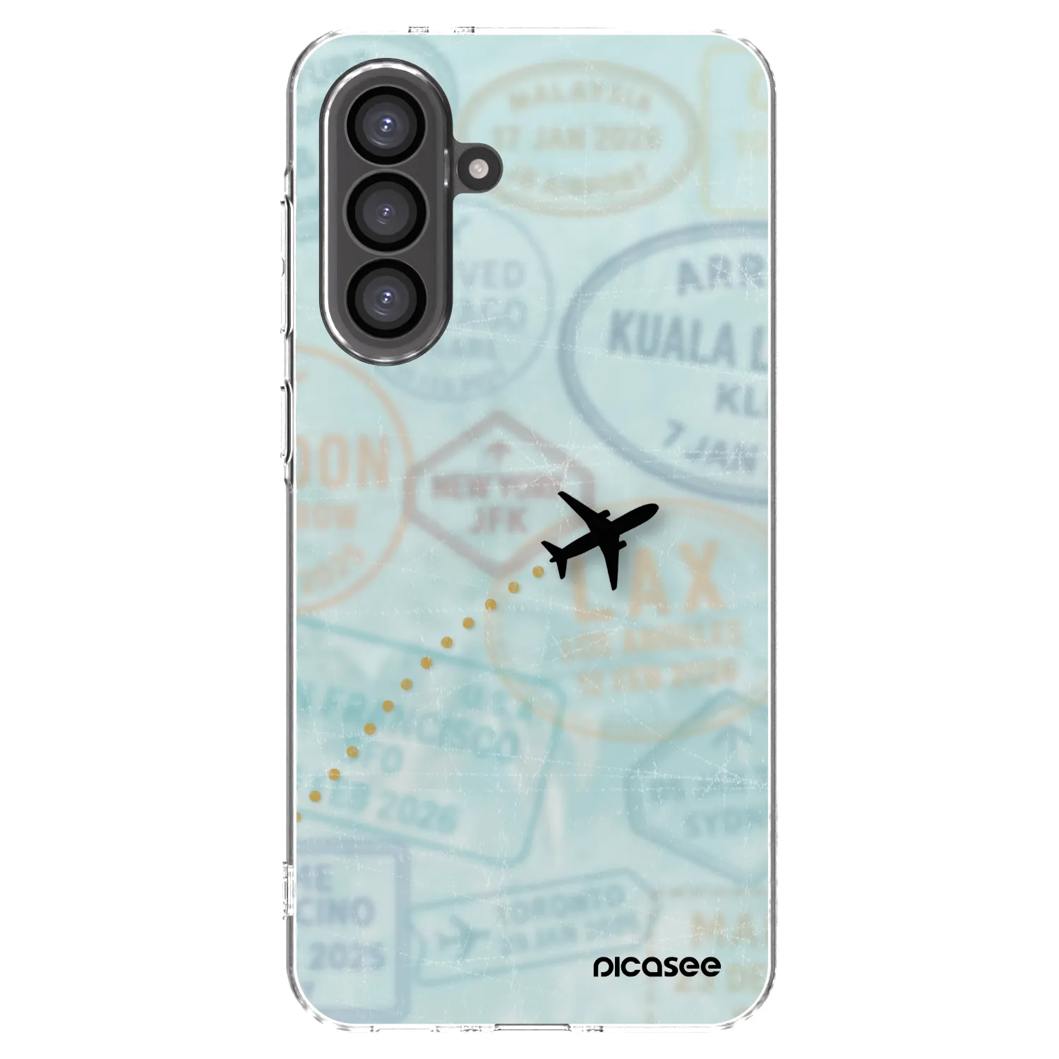 Picasee átlátszó szilikon tok az alábbi mobiltelefonokra Samsung Galaxy A56 5G A566B - FLIGHT PATH