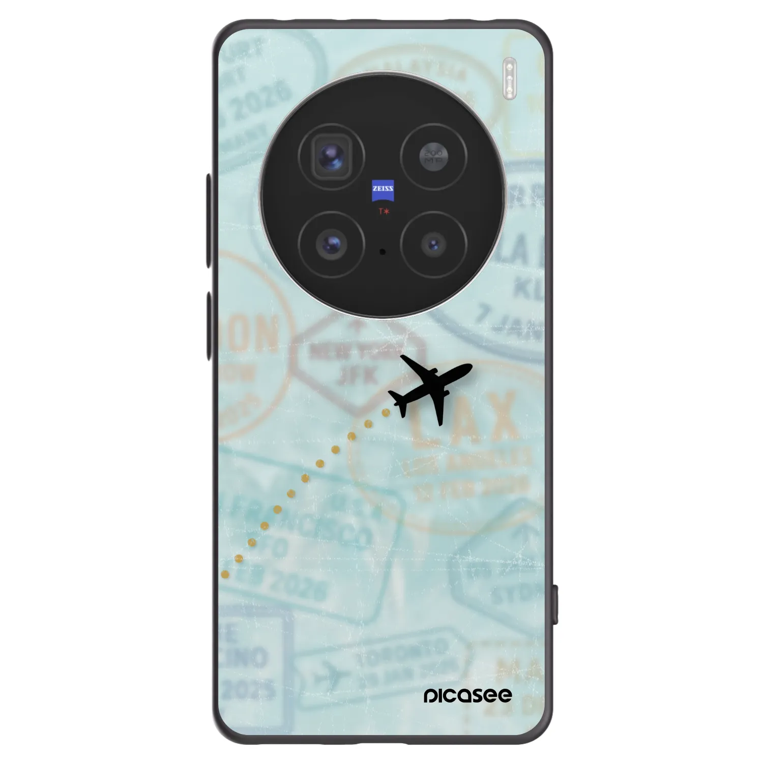 Picasee fekete szilikon tok az alábbi mobiltelefonokra Vivo X200 Pro - FLIGHT PATH