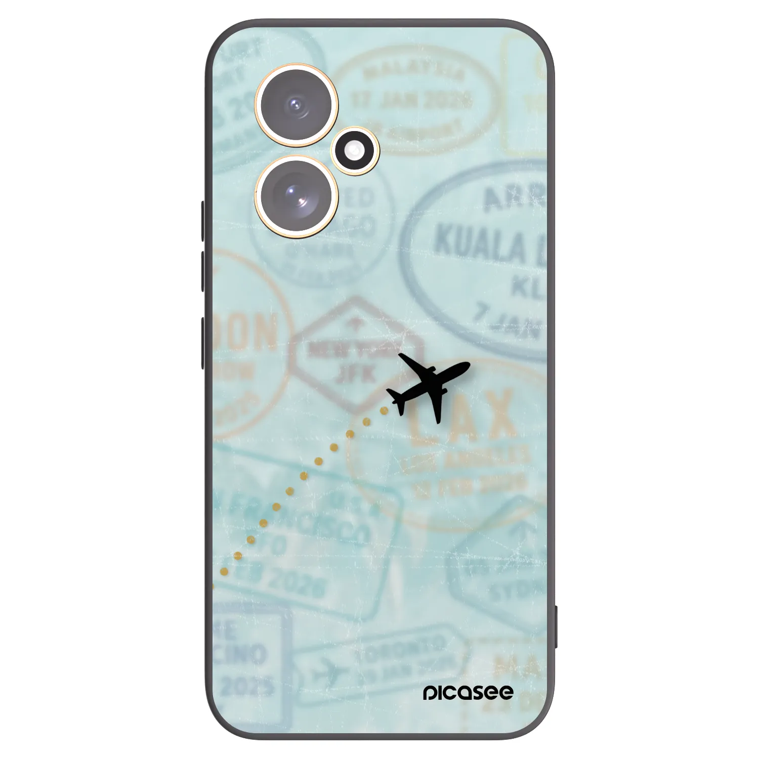 Picasee fekete szilikon tok az alábbi mobiltelefonokra Honor 400 5G - FLIGHT PATH