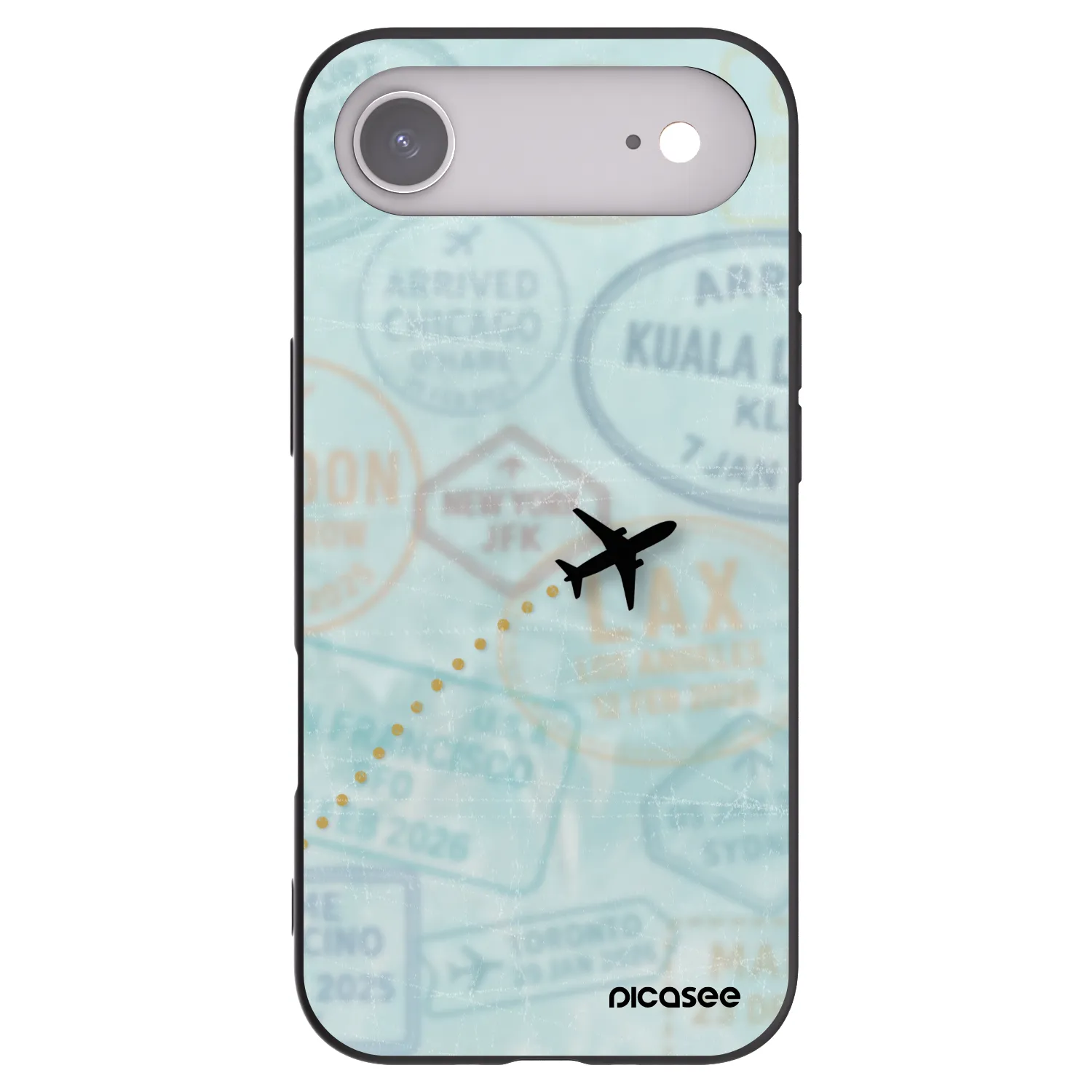 Picasee fekete szilikon tok az alábbi mobiltelefonokra Apple iPhone Air - FLIGHT PATH