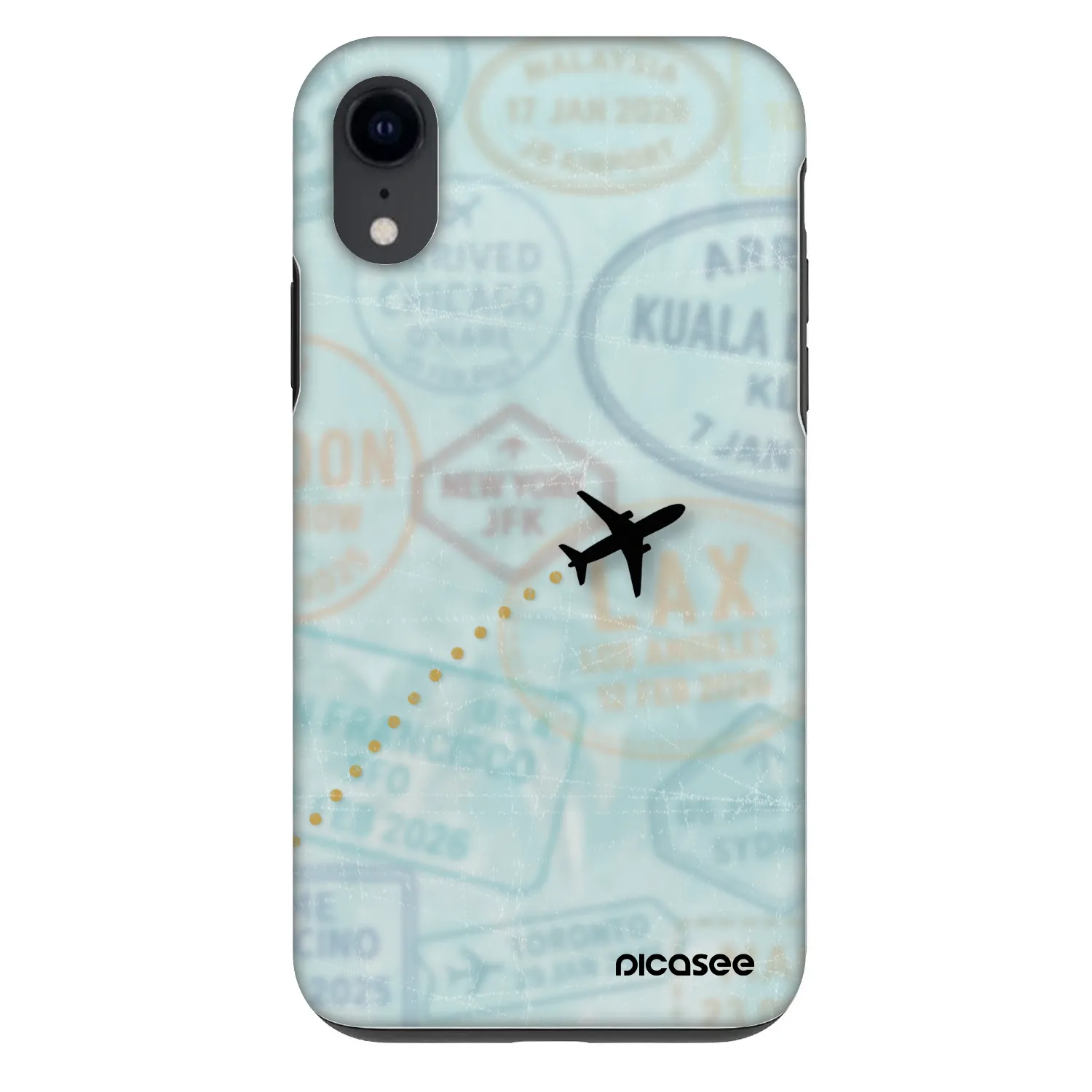 Picasee Fashion Case Apple iPhone XR - FLIGHT PATH