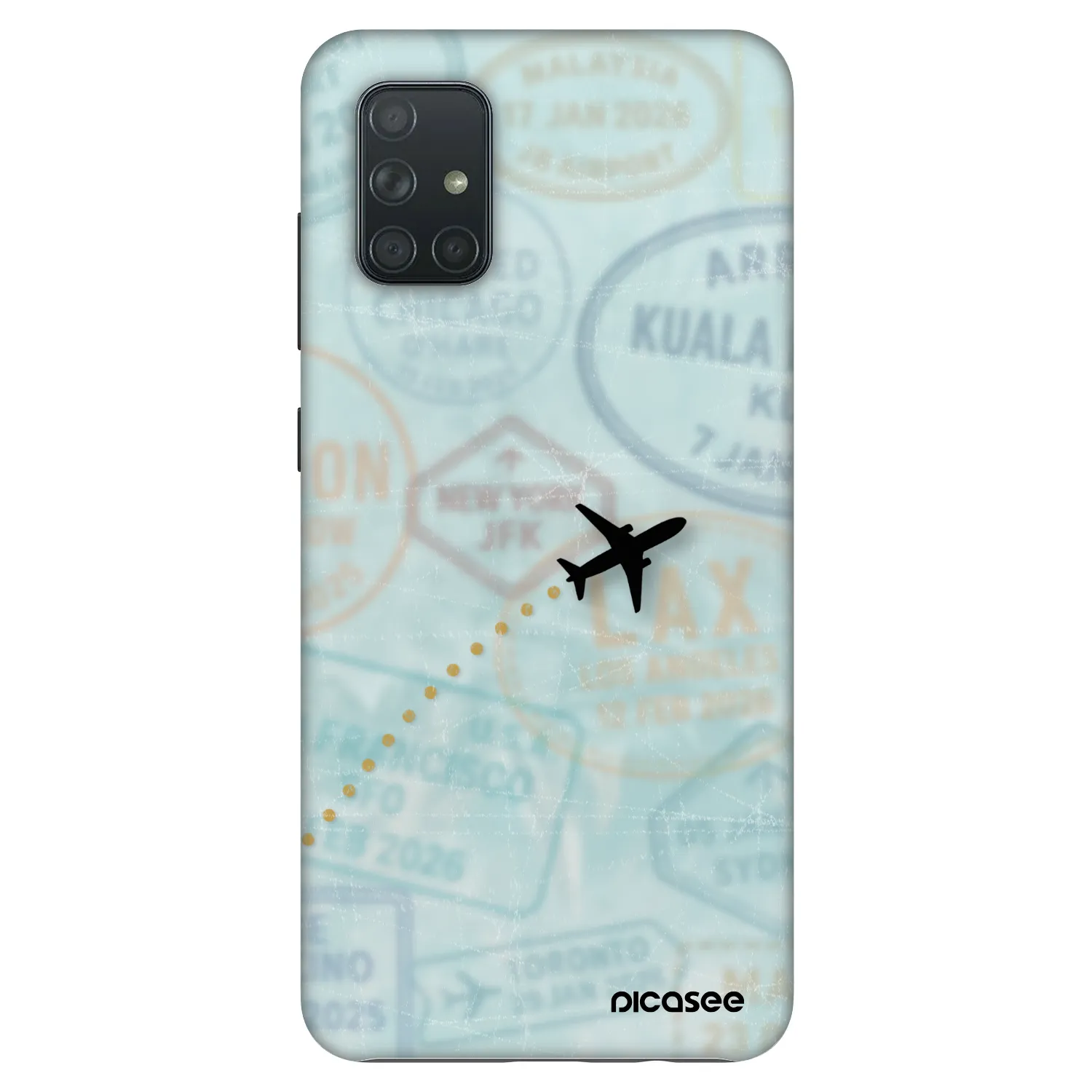 Picasee Fashion Case Samsung Galaxy A71 A715F - FLIGHT PATH