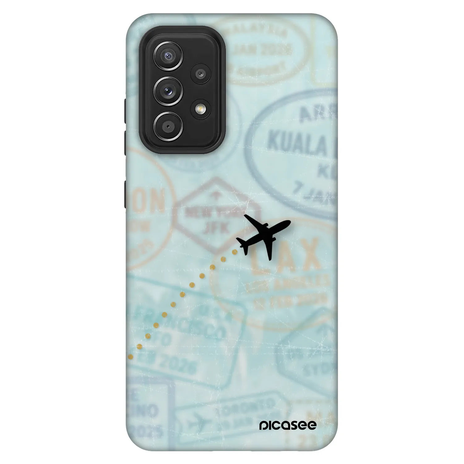 Picasee Fashion Case Samsung Galaxy A52 5G A525F - FLIGHT PATH