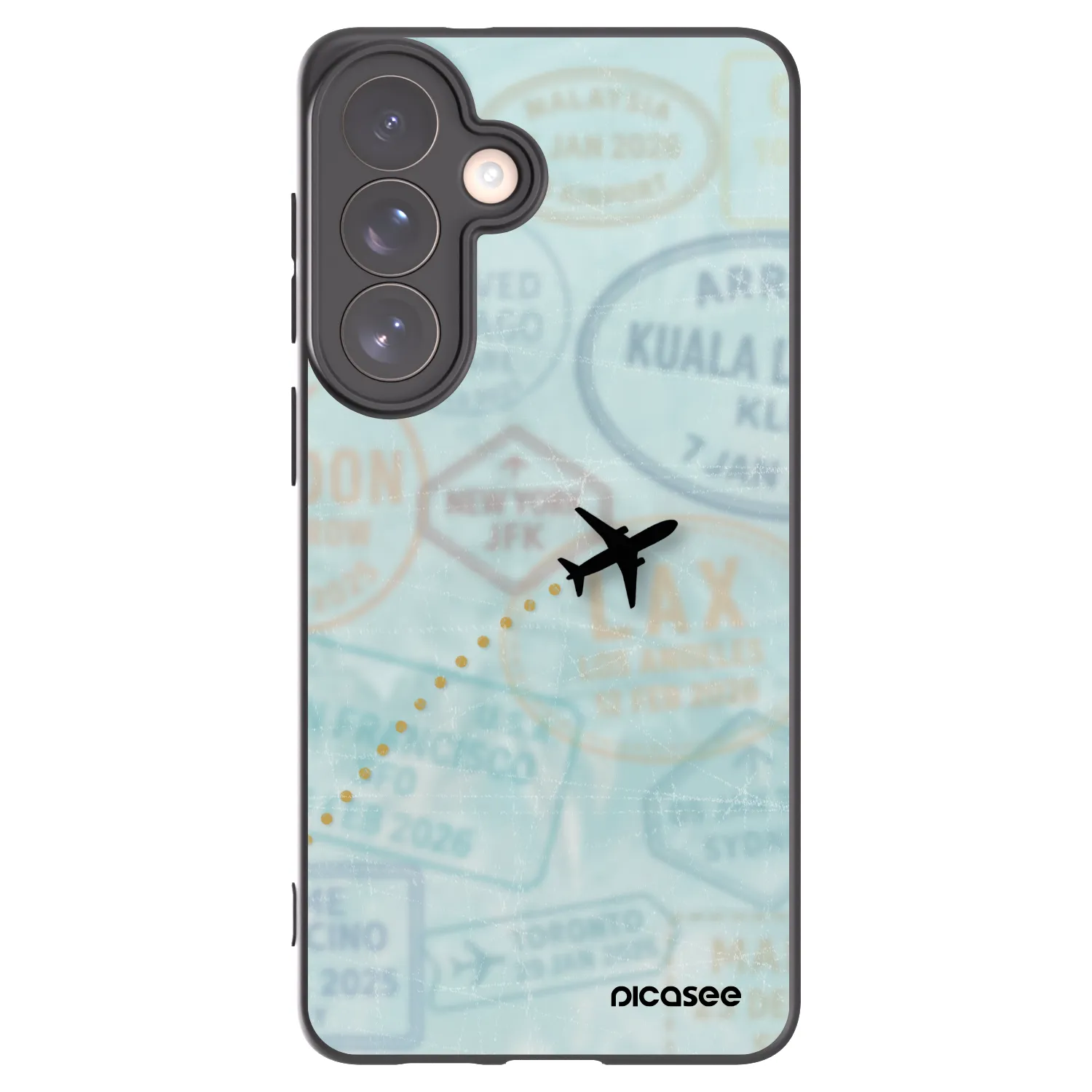 Picasee fekete szilikon tok az alábbi mobiltelefonokra Samsung Galaxy S26+ - FLIGHT PATH