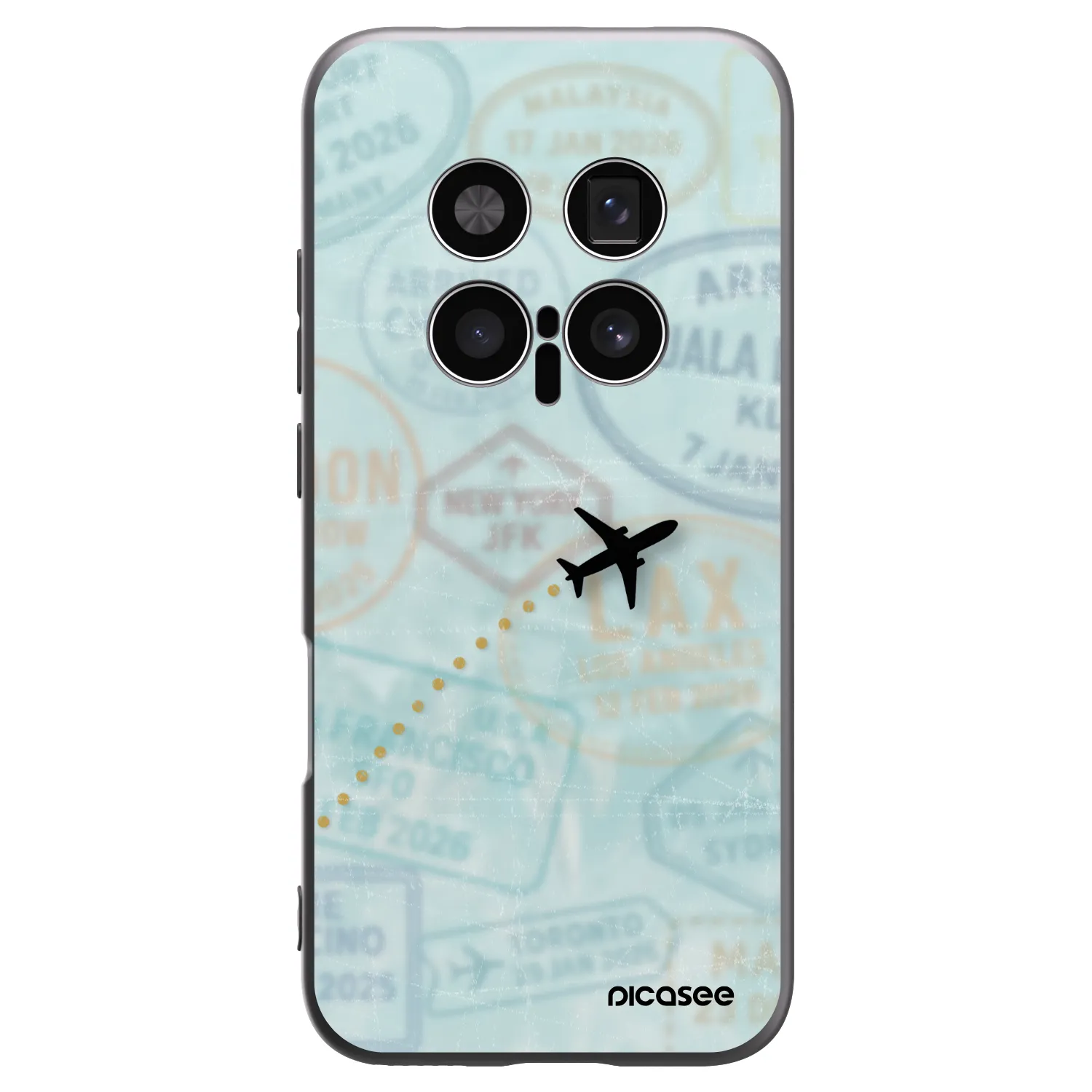 Picasee fekete szilikon tok az alábbi mobiltelefonokra Honor Magic8 Pro 5G - FLIGHT PATH