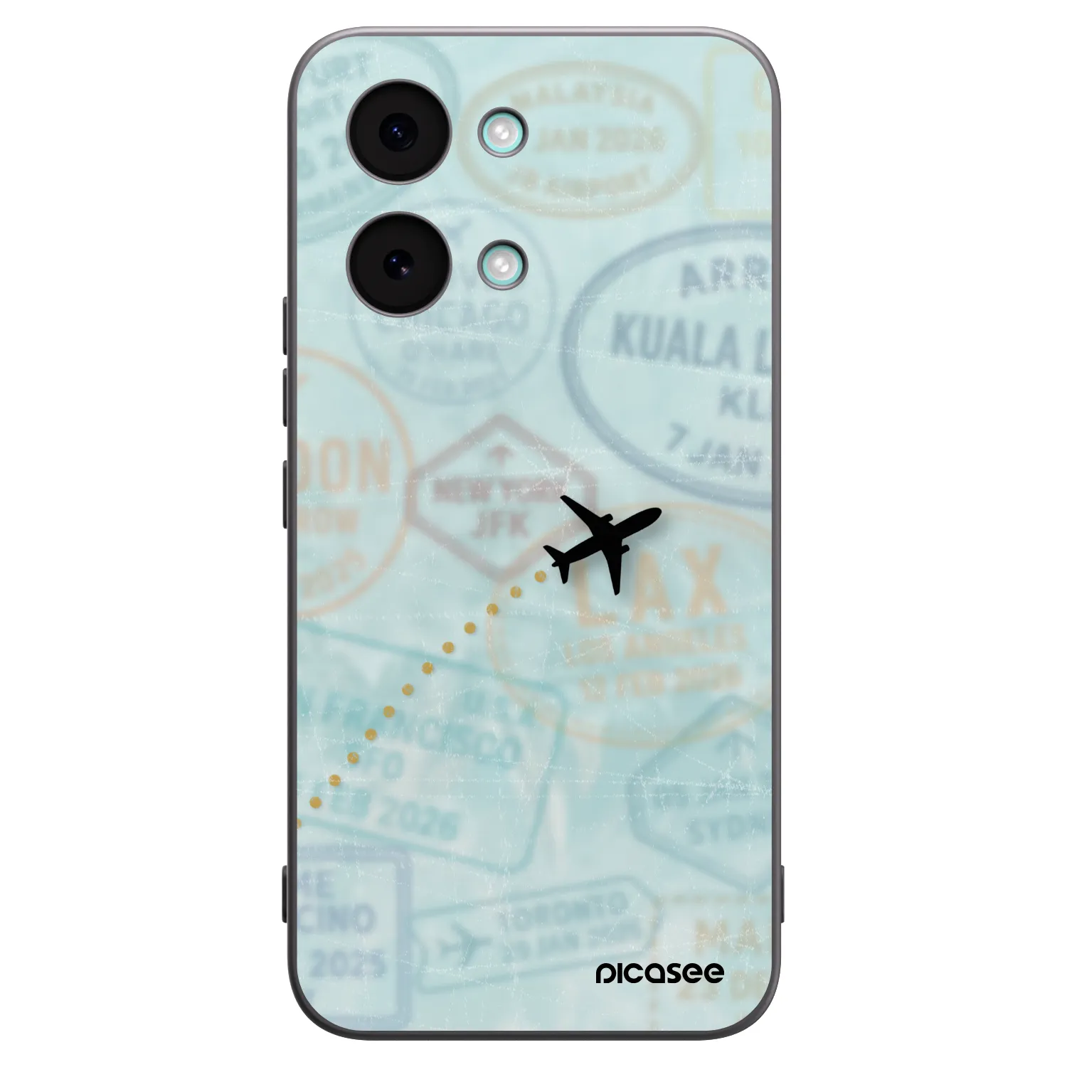 Picasee fekete szilikon tok az alábbi mobiltelefonokra Xiaomi Poco X8 Pro Max - FLIGHT PATH