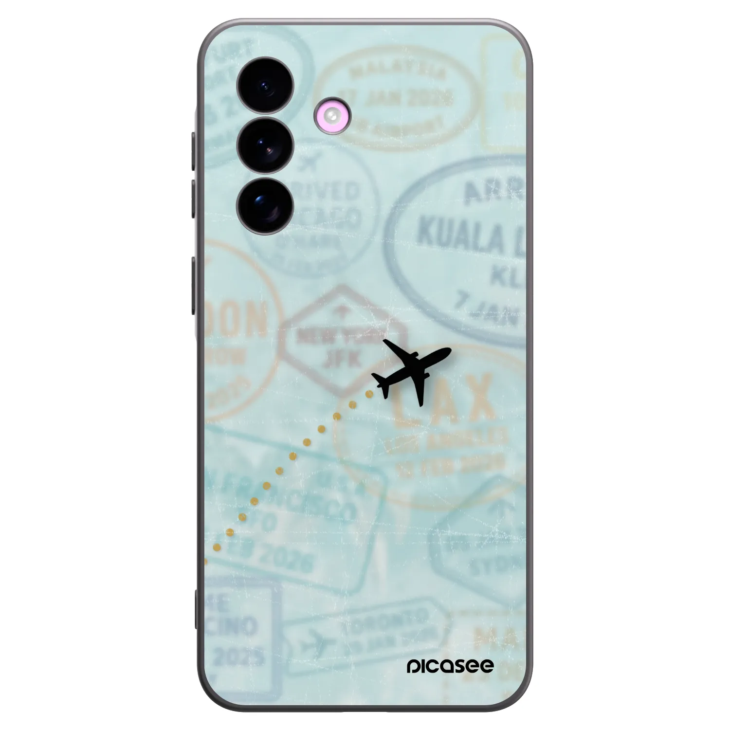 Picasee fekete szilikon tok az alábbi mobiltelefonokra Samsung Galaxy A57 5G - FLIGHT PATH