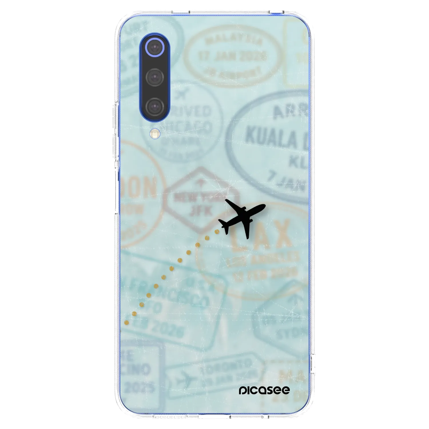 Picasee átlátszó szilikon tok az alábbi mobiltelefonokra Xiaomi Mi 9 SE - FLIGHT PATH