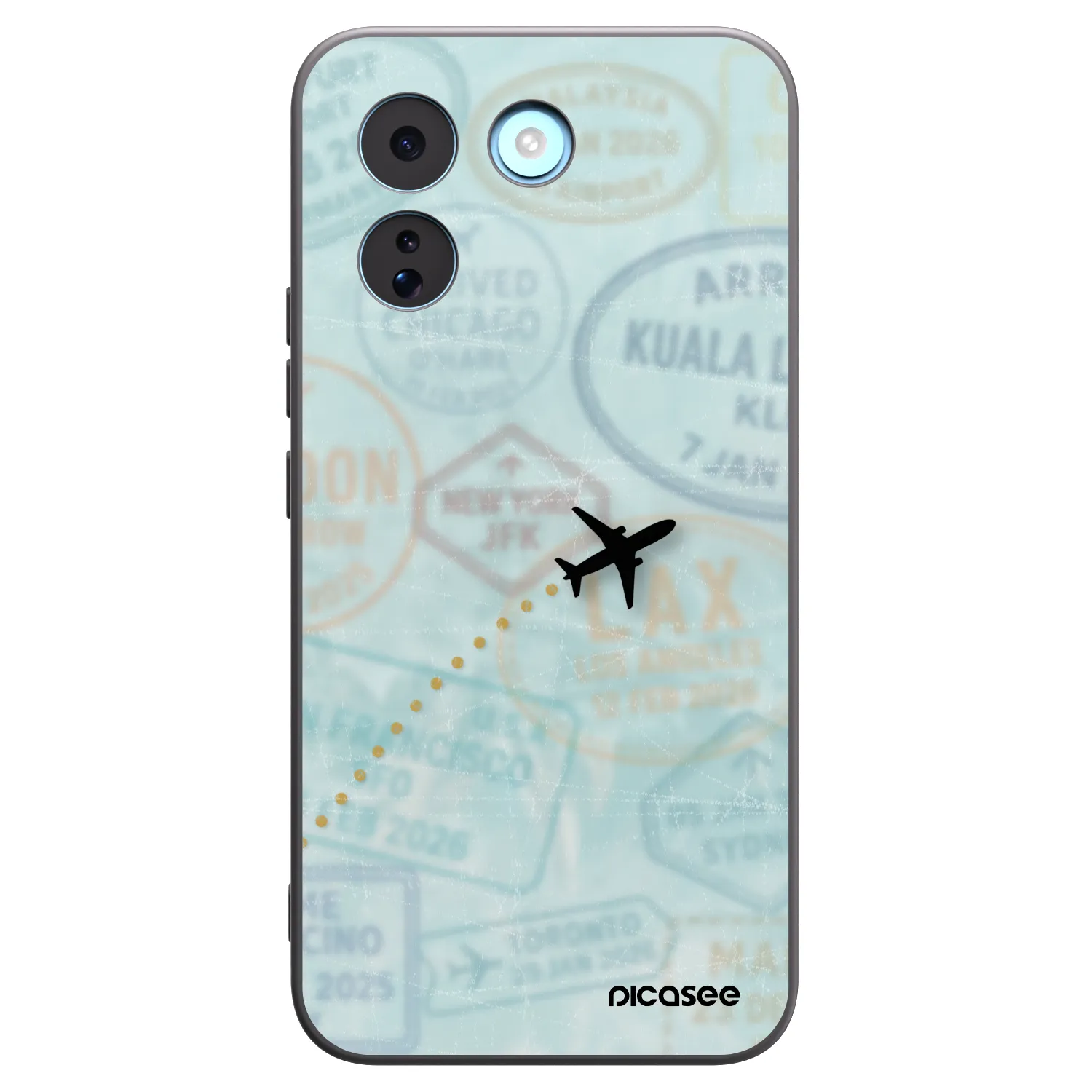 Picasee fekete szilikon tok az alábbi mobiltelefonokra Xiaomi Redmi Note 17 Pro MAX 5G - FLIGHT PATH