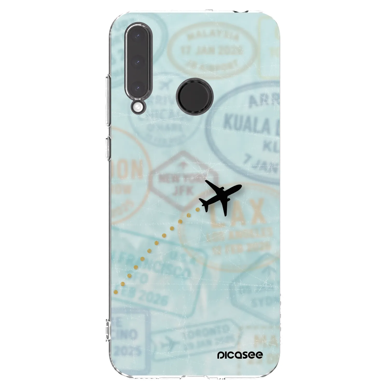 Picasee átlátszó szilikon tok az alábbi mobiltelefonokra Honor 20 Lite - FLIGHT PATH