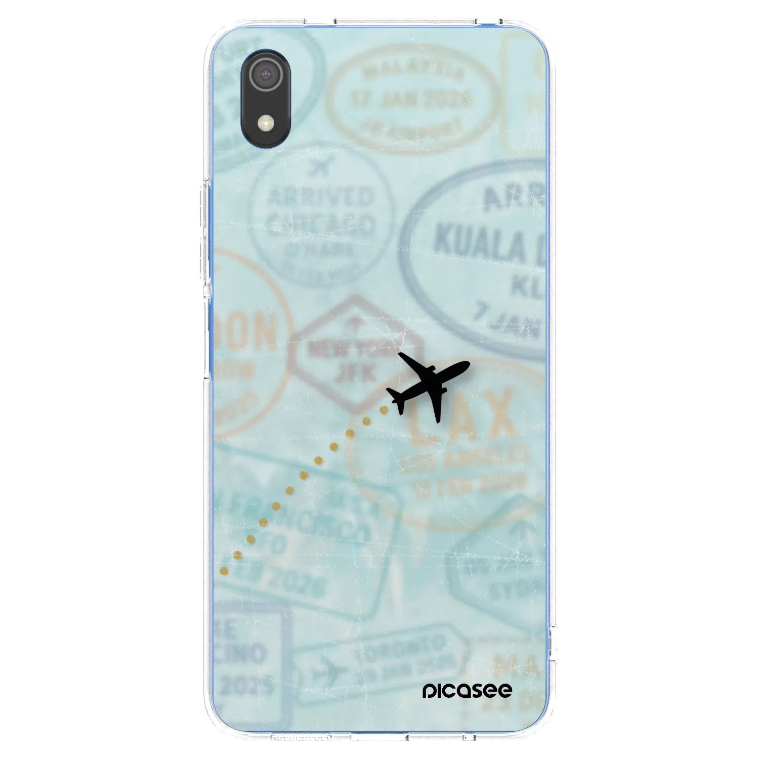 Picasee átlátszó szilikon tok az alábbi mobiltelefonokra Xiaomi Redmi 7A - FLIGHT PATH