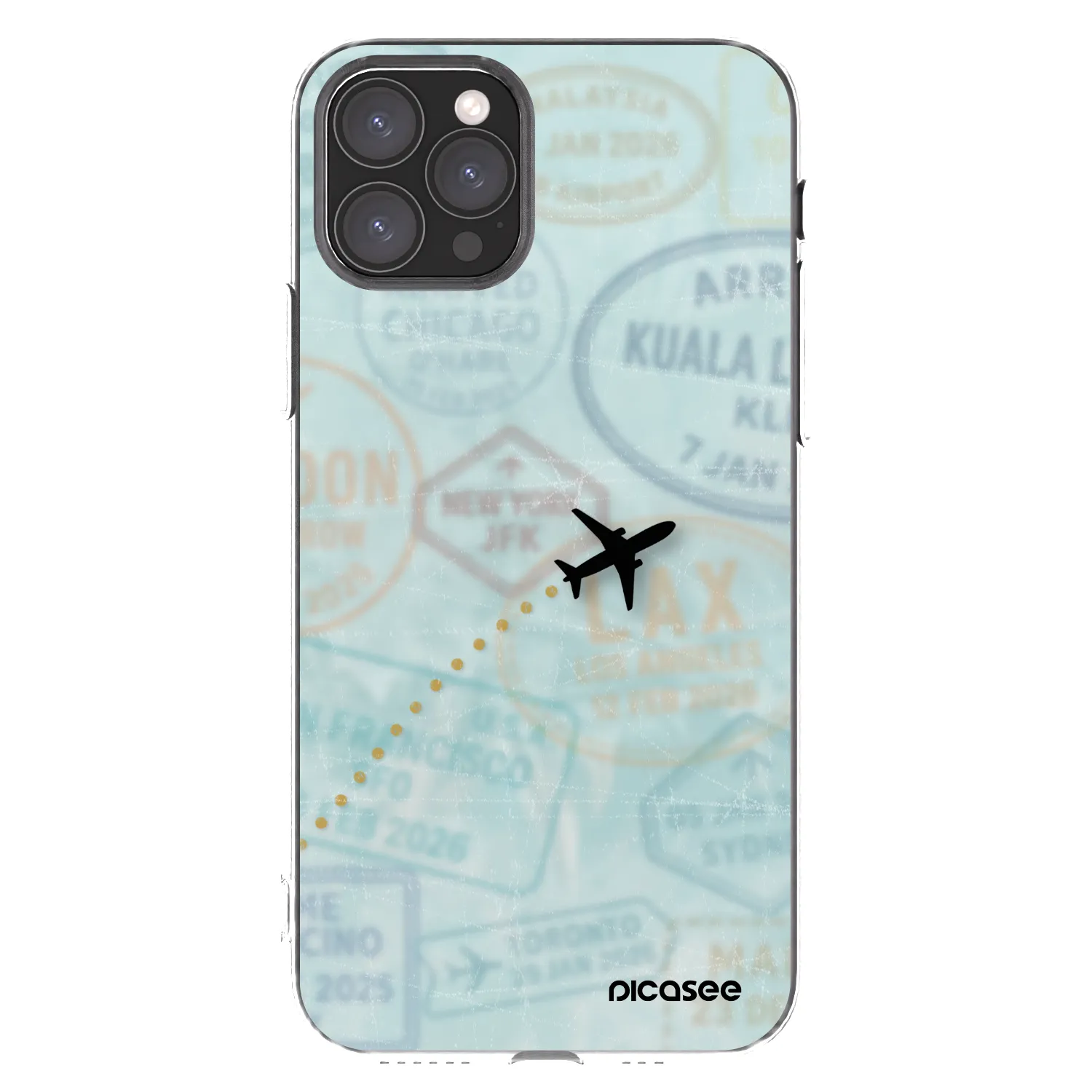 Picasee átlátszó szilikon tok az alábbi mobiltelefonokra Apple iPhone 11 Pro - FLIGHT PATH