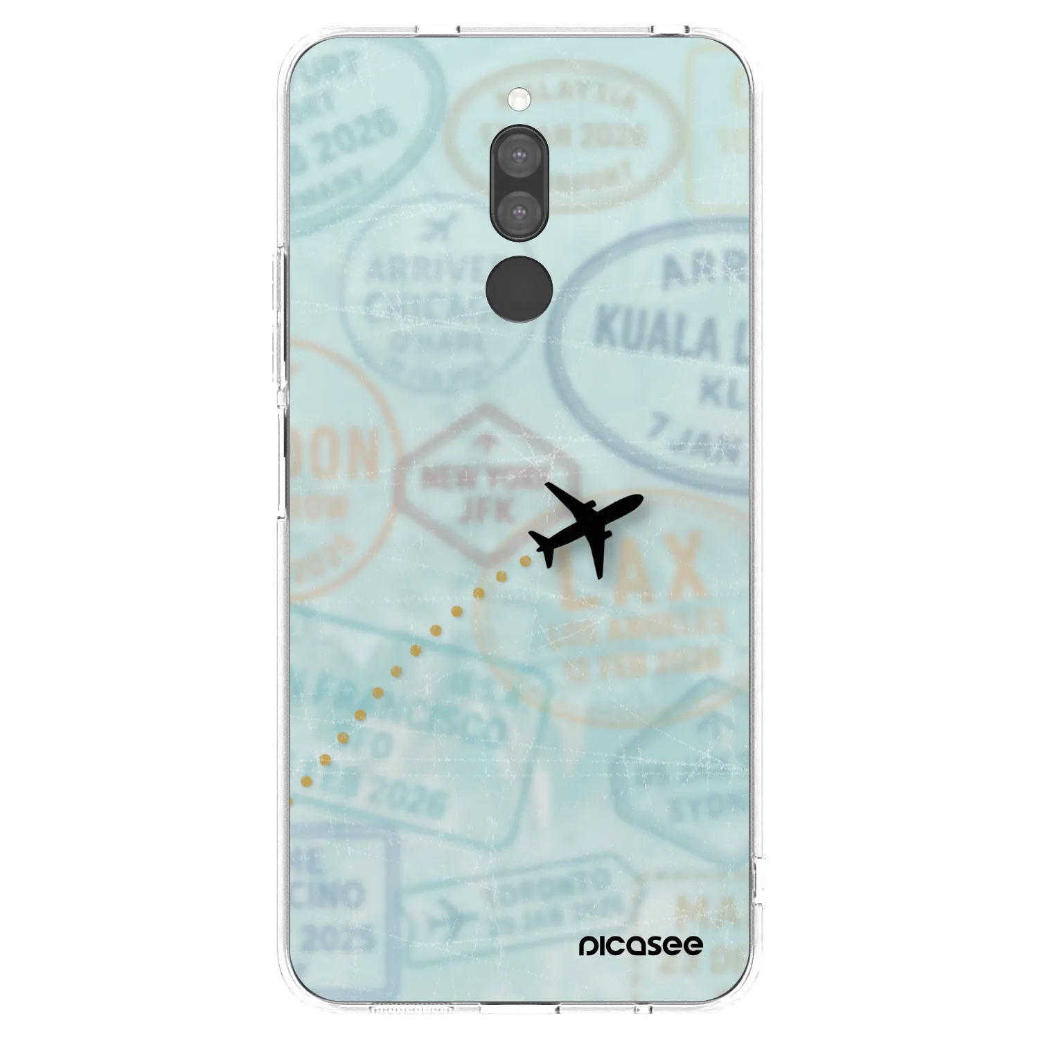 Picasee átlátszó szilikon tok az alábbi mobiltelefonokra Xiaomi Redmi 8 - FLIGHT PATH