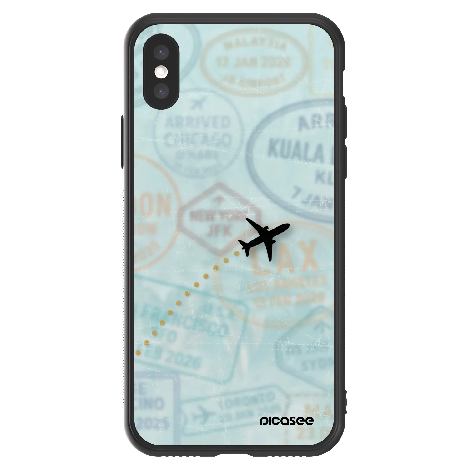 Picasee ULTIMATE CASE Apple iPhone X/XS - készülékre - FLIGHT PATH