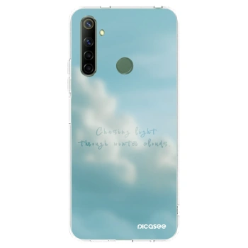 Picasee átlátszó szilikon tok az alábbi mobiltelefonokra Realme 6i - CHASiNG LIGHT