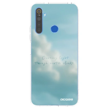 Picasee átlátszó szilikon tok az alábbi mobiltelefonokra Realme 5 - CHASiNG LIGHT