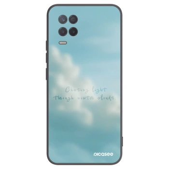 Picasee fekete szilikon tok az alábbi mobiltelefonokra Realme 8 5G - CHASiNG LIGHT