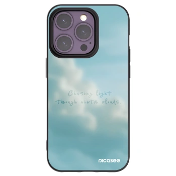 Picasee fekete szilikon tok az alábbi mobiltelefonokra Apple iPhone 14 Pro - CHASiNG LIGHT