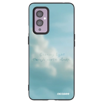 Picasee fekete szilikon tok az alábbi mobiltelefonokra OnePlus 9 - CHASiNG LIGHT