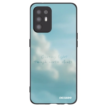 Picasee fekete szilikon tok az alábbi mobiltelefonokra OPPO A94 5G - CHASiNG LIGHT