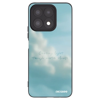 Picasee fekete szilikon tok az alábbi mobiltelefonokra Honor X8a - CHASiNG LIGHT