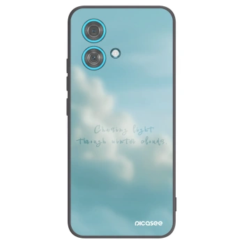 Picasee fekete szilikon tok az alábbi mobiltelefonokra Motorola Edge 40 Neo - CHASiNG LIGHT