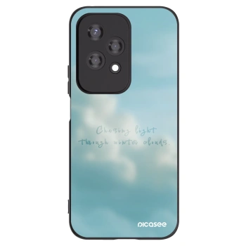 Picasee fekete szilikon tok az alábbi mobiltelefonokra Honor 200 Lite - CHASiNG LIGHT