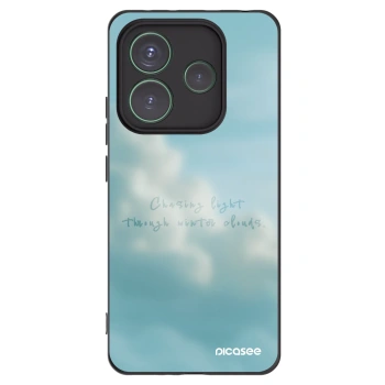 Picasee fekete szilikon tok az alábbi mobiltelefonokra Xiaomi Redmi Note 14 5G - CHASiNG LIGHT