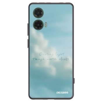 Picasee fekete szilikon tok az alábbi mobiltelefonokra Motorola Moto G35 5G - CHASiNG LIGHT