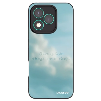 Picasee fekete szilikon tok az alábbi mobiltelefonokra Honor 400 Lite 5G - CHASiNG LIGHT