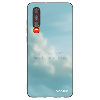 Picasee fekete szilikon tok az alábbi mobiltelefonokra Huawei P30 - CHASiNG LIGHT
