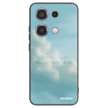 Picasee fekete szilikon tok az alábbi mobiltelefonokra Xiaomi Redmi Note 14S - CHASiNG LIGHT