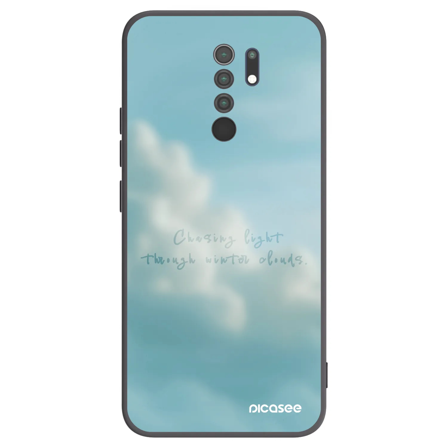 Picasee fekete szilikon tok az alábbi mobiltelefonokra Xiaomi Redmi 9 - CHASiNG LIGHT