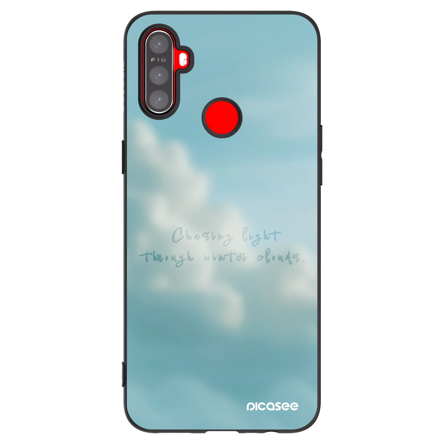 Picasee fekete szilikon tok az alábbi mobiltelefonokra Realme C3 - CHASiNG LIGHT