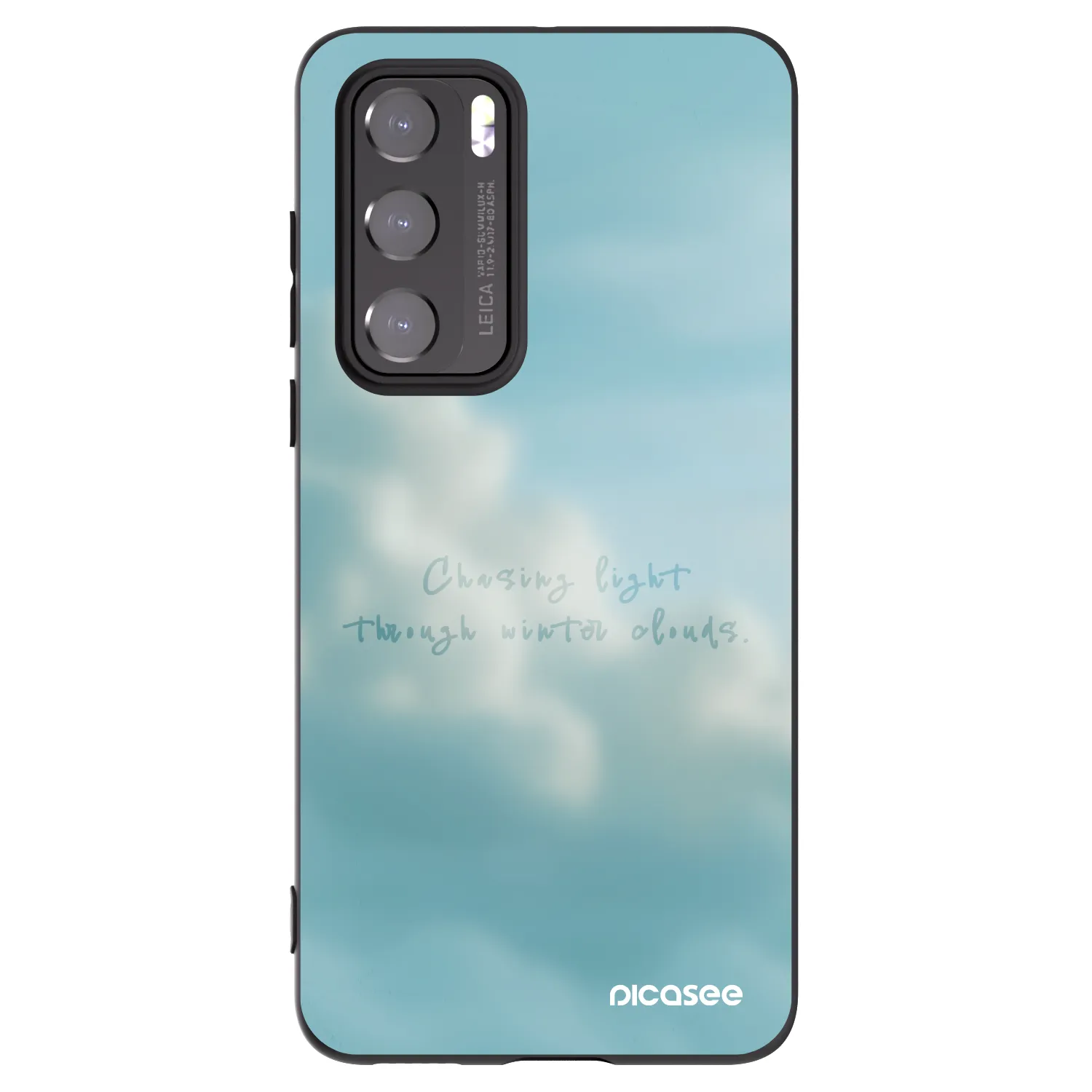 Picasee fekete szilikon tok az alábbi mobiltelefonokra Huawei P40 - CHASiNG LIGHT