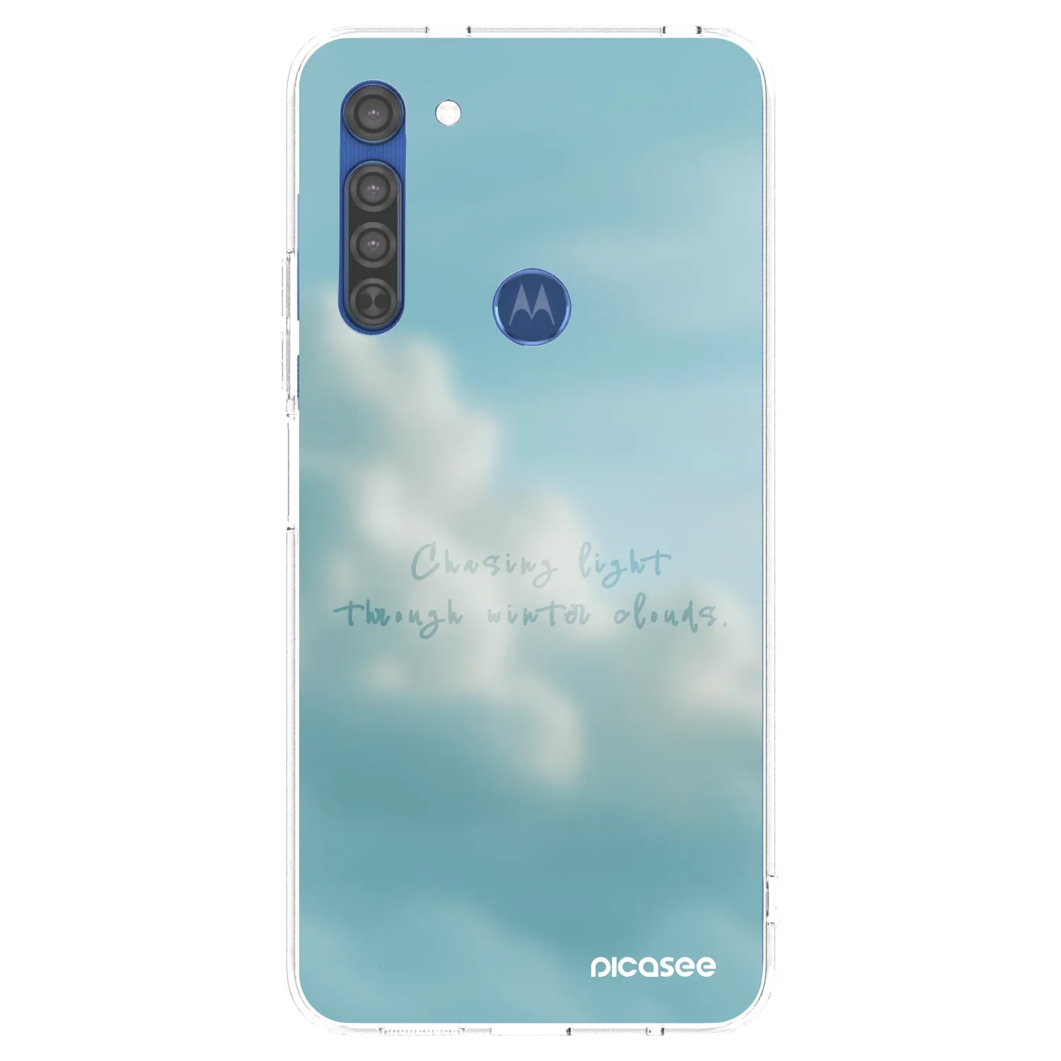 Picasee átlátszó szilikon tok az alábbi mobiltelefonokra Motorola Moto G8 - CHASiNG LIGHT