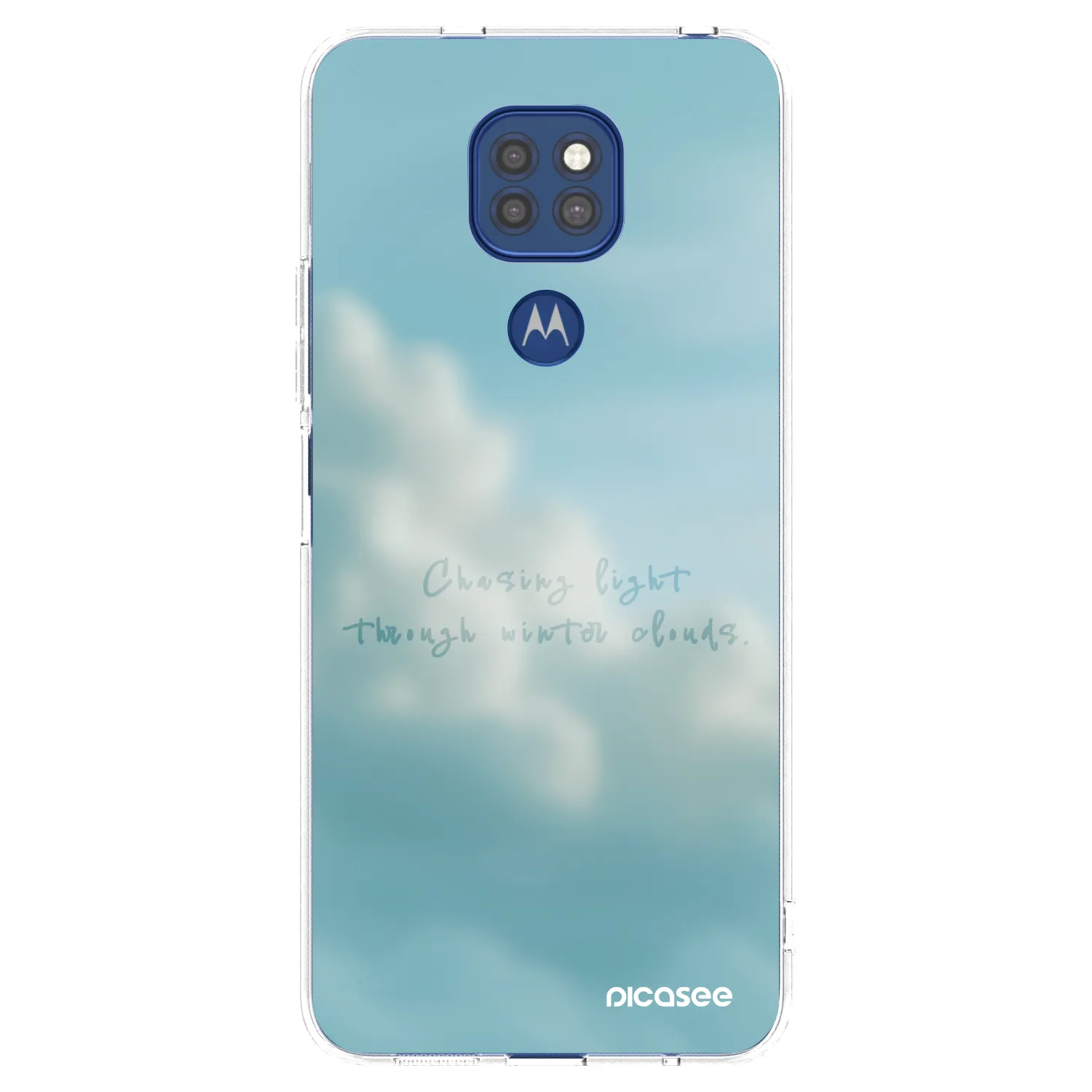 Picasee átlátszó szilikon tok az alábbi mobiltelefonokra Motorola Moto G9 Play - CHASiNG LIGHT
